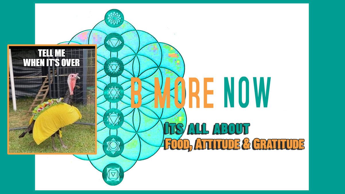 Featuring Food, Attitude & Gratitude on Be More Now